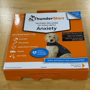 ThunderShirt for Dogs Heather Gray - Dog Anxiety Relief Calming Vest Sz. Small